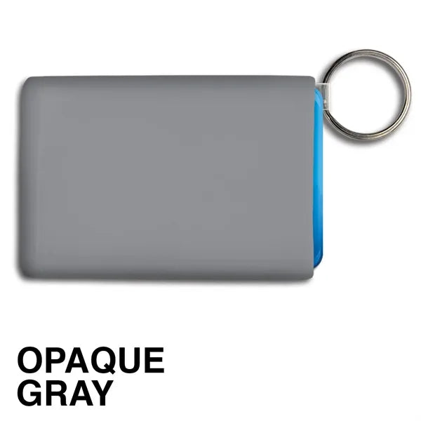 Card Holder w/ Key Ring - Rectangle - Spot Color