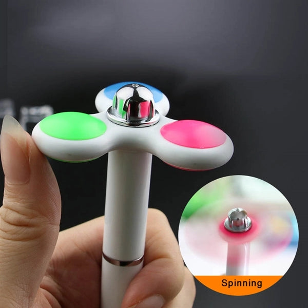 Stress Reliever Fidget Spinner Ballpoint Spinning Ball Pen
