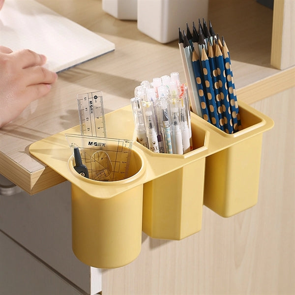 Durable Pen Makeup Brush Holder Pencil Cup Desk Organizer