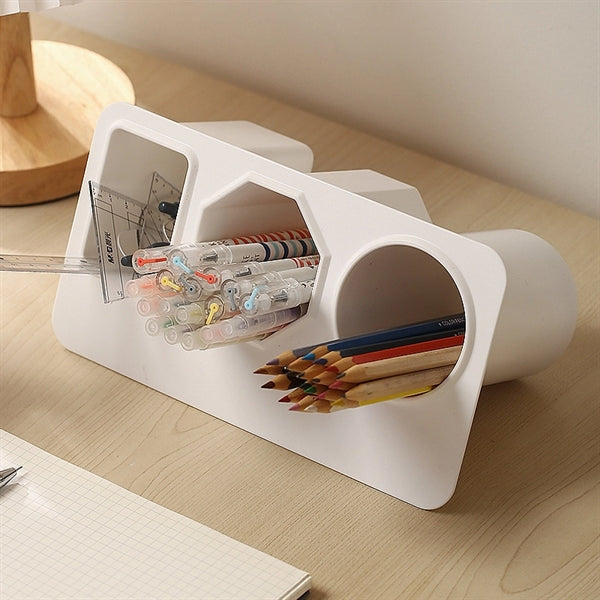 Durable Pen Makeup Brush Holder Pencil Cup Desk Organizer