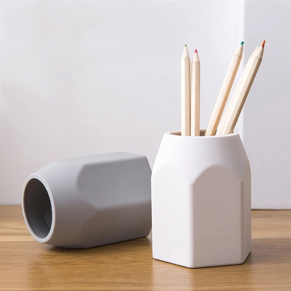 Silicone Makeup Brush Holder Pen Container Desk Organizer