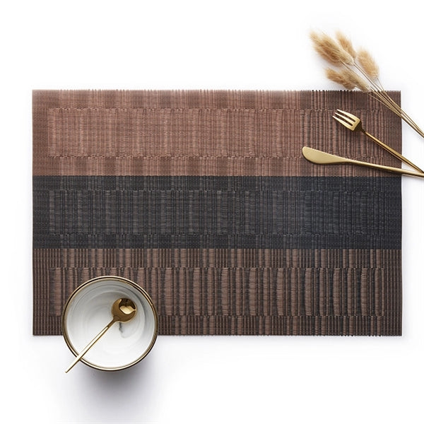 Stain Resistant Non-Slip Woven Vinyl Placemats Table Mats