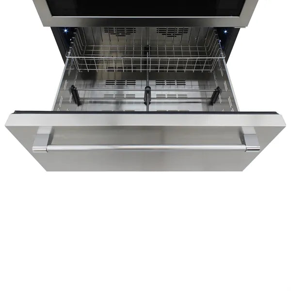Vinotemp - 135 Bottle Triple-Zone Wine Cooler - Stainless