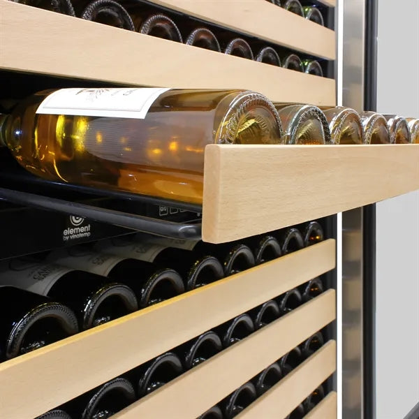 Vinotemp - 135 Bottle Triple-Zone Wine Cooler - Stainless