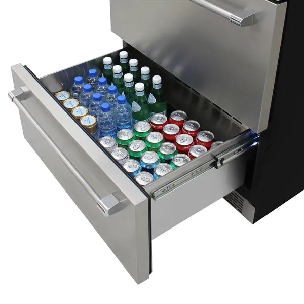 Vinotemp - 135 Bottle Triple-Zone Wine Cooler - Stainless