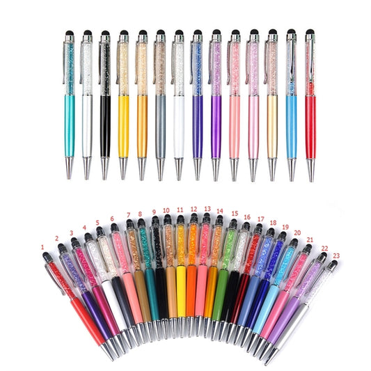 Metallic Touch Screen Crystal Ballpoint Pen