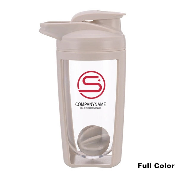 16.9 oz Protein Powder Mixing Cup Portable Shaker Bottle