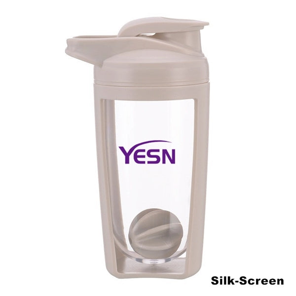 16.9 oz Protein Powder Mixing Cup Portable Shaker Bottle