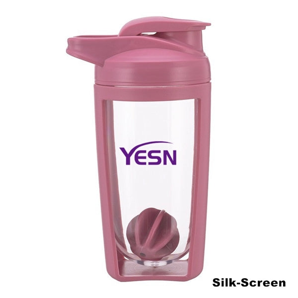 16.9 oz Protein Powder Mixing Cup Portable Shaker Bottle