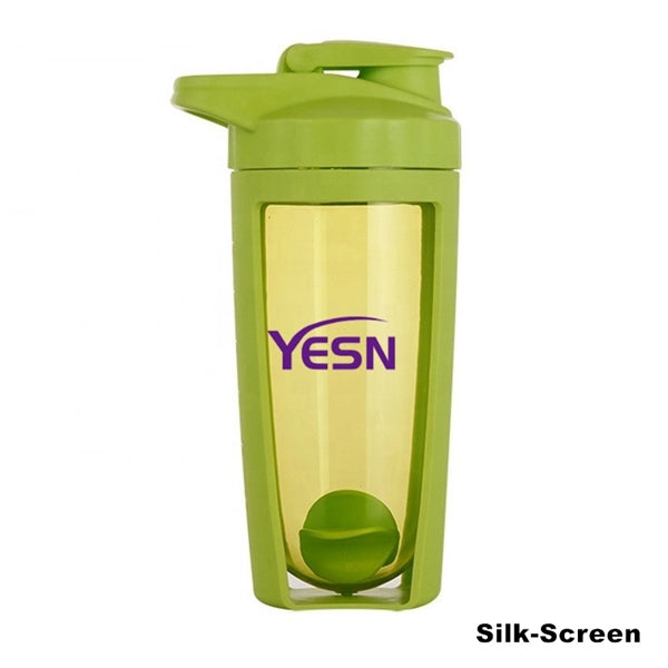 16.9 oz Protein Powder Mixing Cup Portable Shaker Bottle