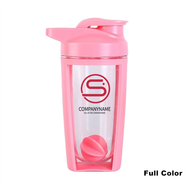 16.9 oz Protein Powder Mixing Cup Portable Shaker Bottle