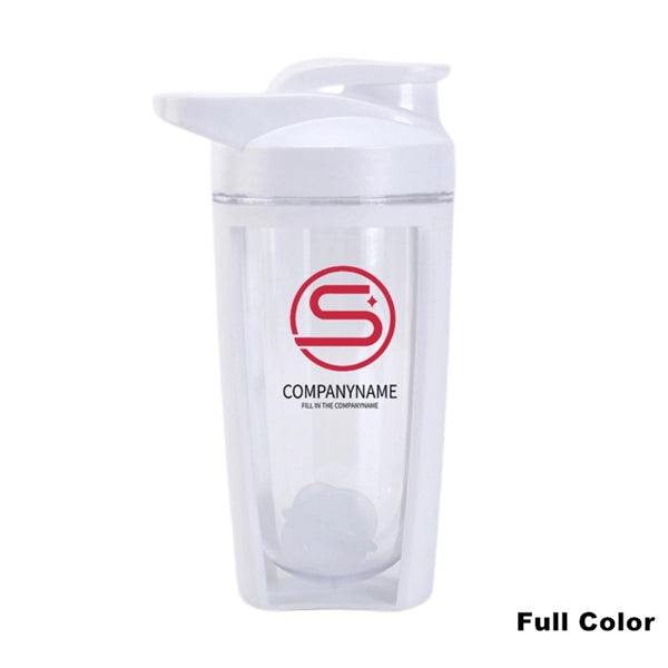 16.9 oz Protein Powder Mixing Cup Portable Shaker Bottle