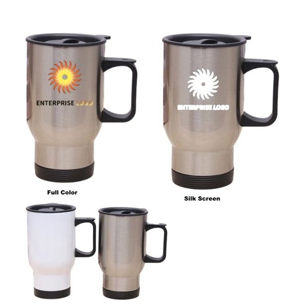 15 oz Stainless Steel Sublimation Mug Car Thermos Cup