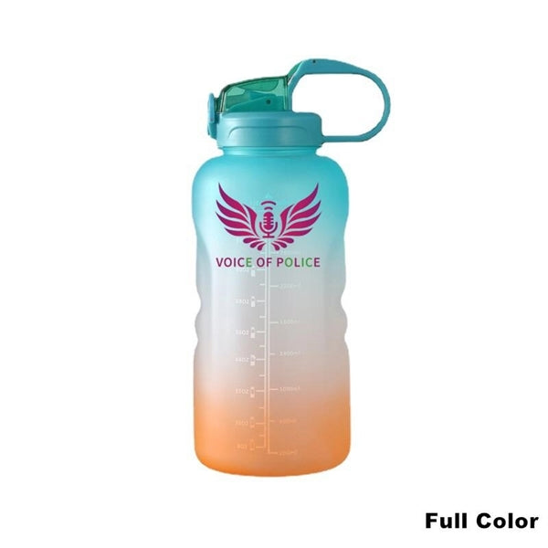 Motivational Gallon Water Bottles With Handle And Straw