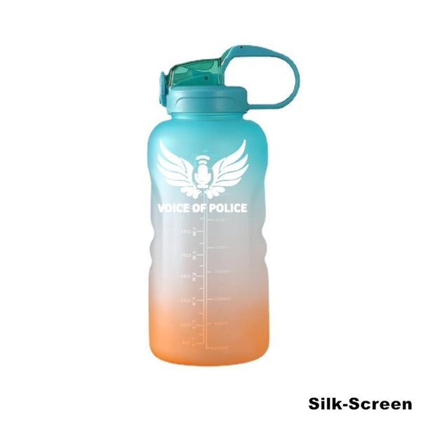 Motivational Gallon Water Bottles With Handle And Straw