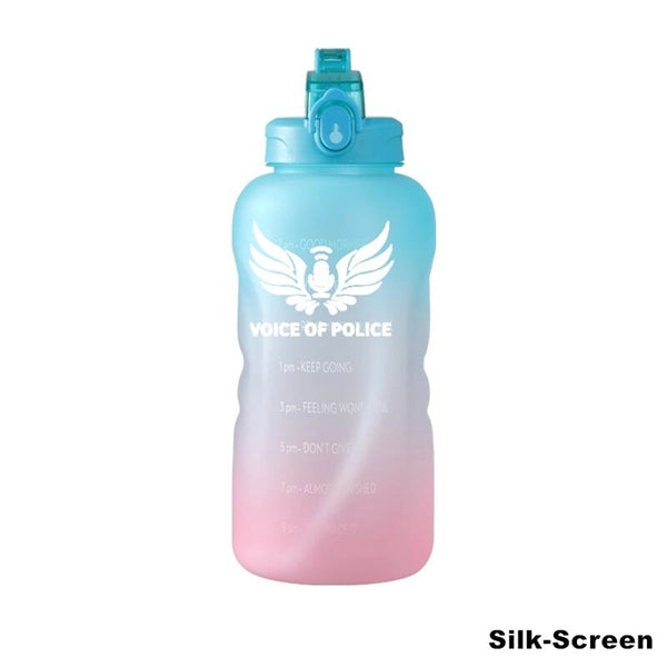 Motivational Gallon Water Bottles With Handle And Straw