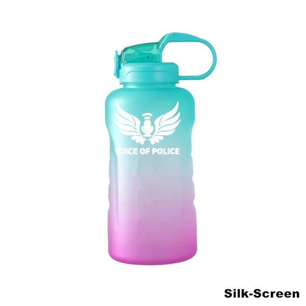 Motivational Gallon Water Bottles With Handle And Straw