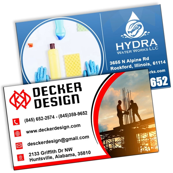 Business Card Magnets 30 Mil Outdoor Safe -(2x3.5)