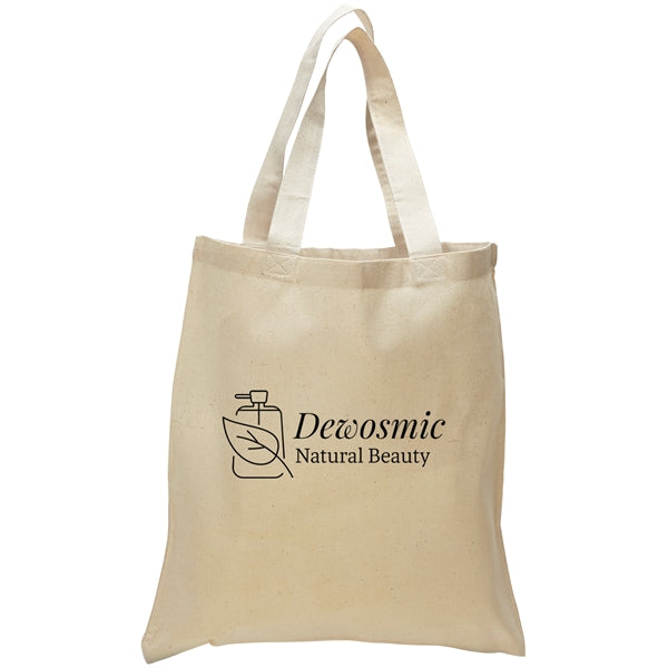 Natural Canvas Convention Tote Bag with Shoulder Strap