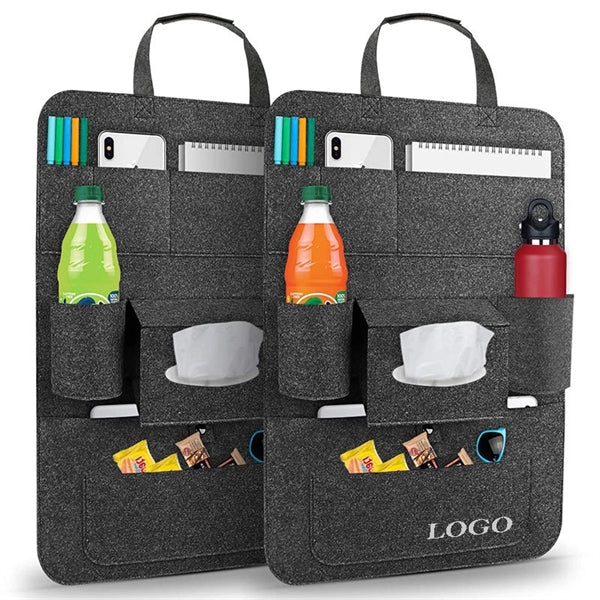 Multifunctional Felt Car Backseat Organizer