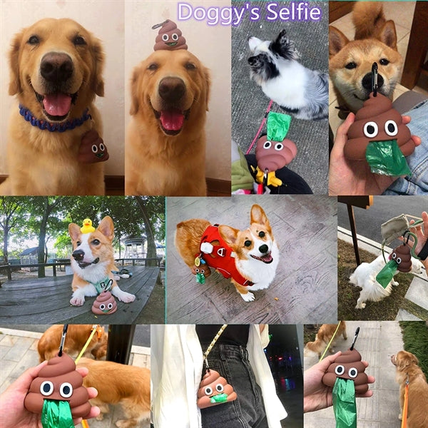Dog Poop Bag Holder Dispenser for Leash