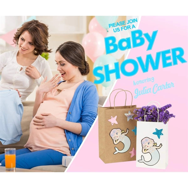 Paper Bags 8X4.75X10.5 Inch