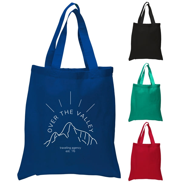 Colored Canvas Convention Tote Bag with Shoulder Strap