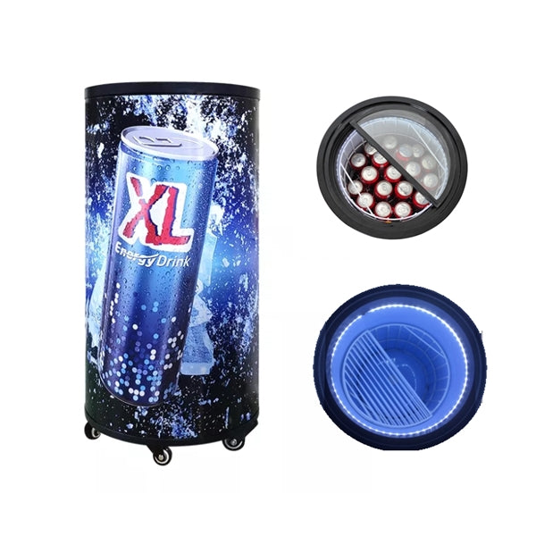 2.3 Cu Ft 65L Round Barrel Electric Beverage Party Cooler