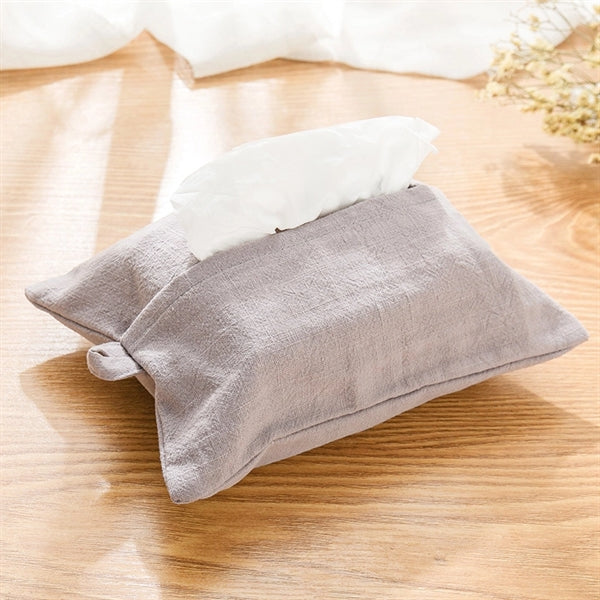 Cotton Facial Napkin Tissue Box Cover Bathroom Organizer