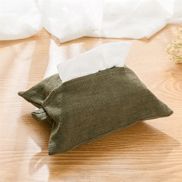 Cotton Facial Napkin Tissue Box Cover Bathroom Organizer