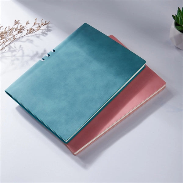 A6 Vegan Leather Hardcover Lined Journal Notebook 200 Pages