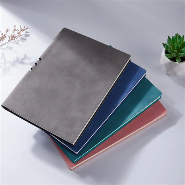 A6 Vegan Leather Hardcover Lined Journal Notebook 200 Pages
