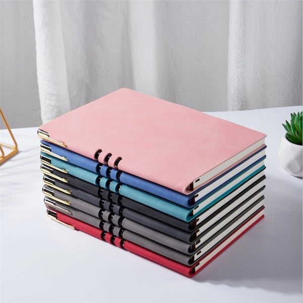 A6 Vegan Leather Hardcover Lined Journal Notebook 200 Pages