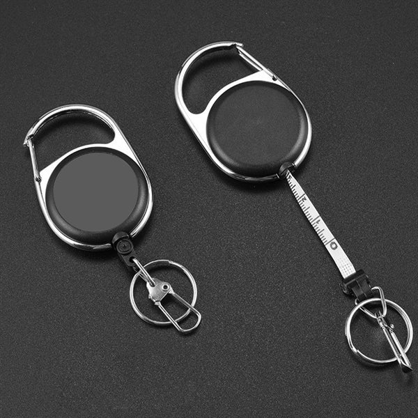 Retractable Carabiner Tape Measure Badge Reel