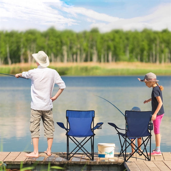 Lightweight Compact Foldable Camping Chair with Cup Holder