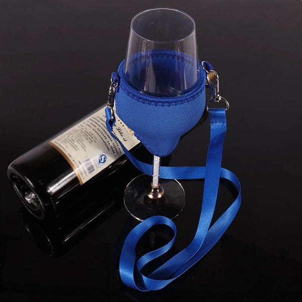 Neoprene Wine Glass Holder