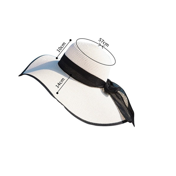 Large brim beach hat