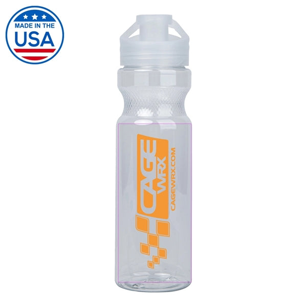 Monaco 28 oz. Clear Handle Water Bottle