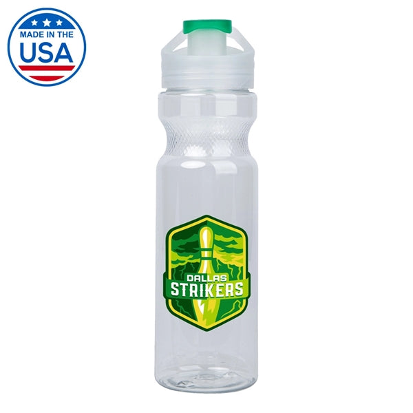 Monaco 28 oz. Clear Handle Water Bottle