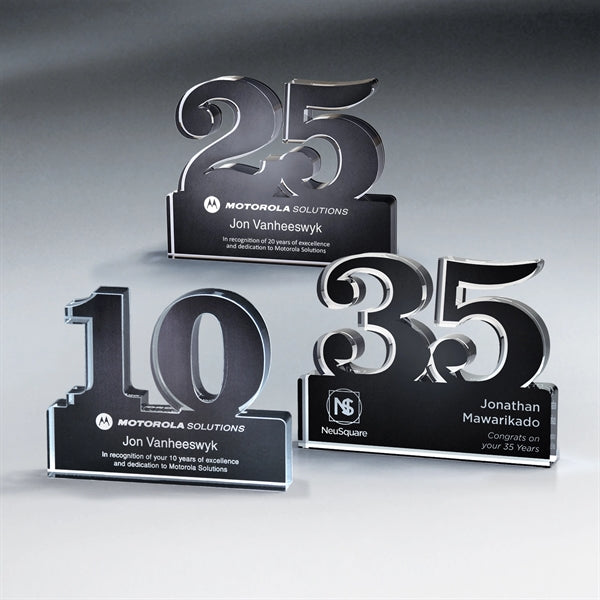 Anniversary Freestanding Award, Years 10, 15, 20, .... 50