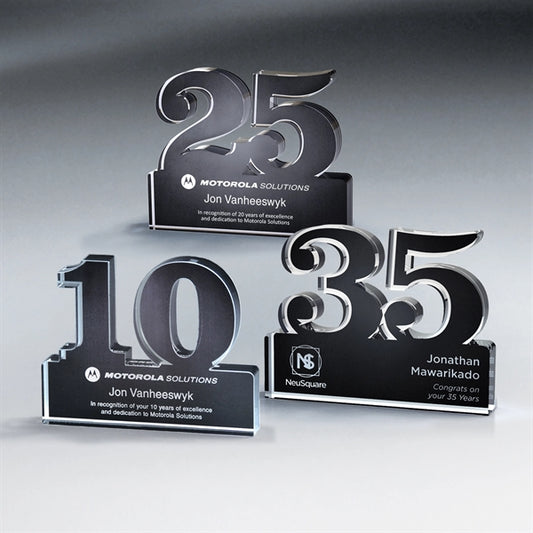 Anniversary Freestanding Award, Years 10, 15, 20, .... 50