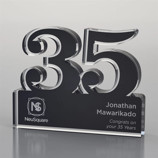 Anniversary Freestanding Award, Years 10, 15, 20, .... 50
