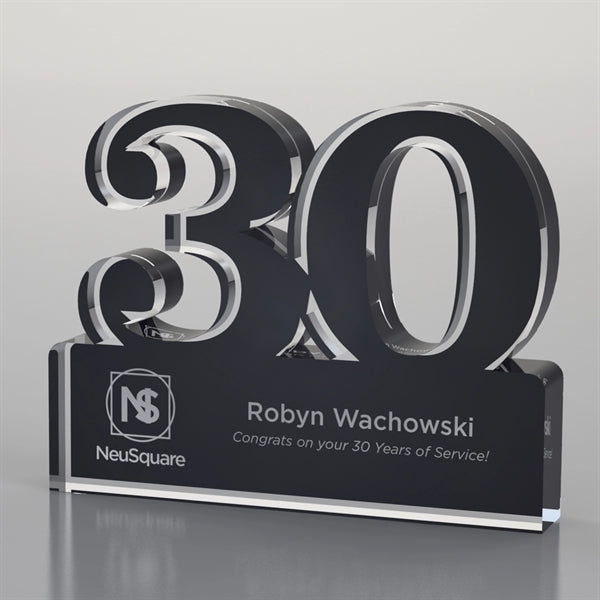 Anniversary Freestanding Award, Years 10, 15, 20, .... 50