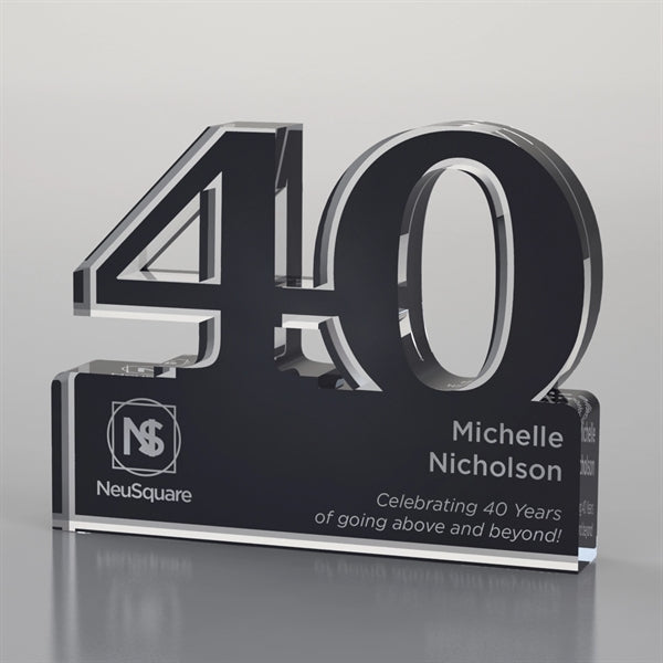 Anniversary Freestanding Award, Years 10, 15, 20, .... 50