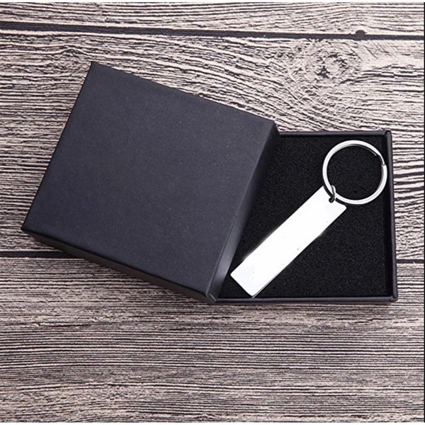Customize Engrave Metal Inspirational Keychain