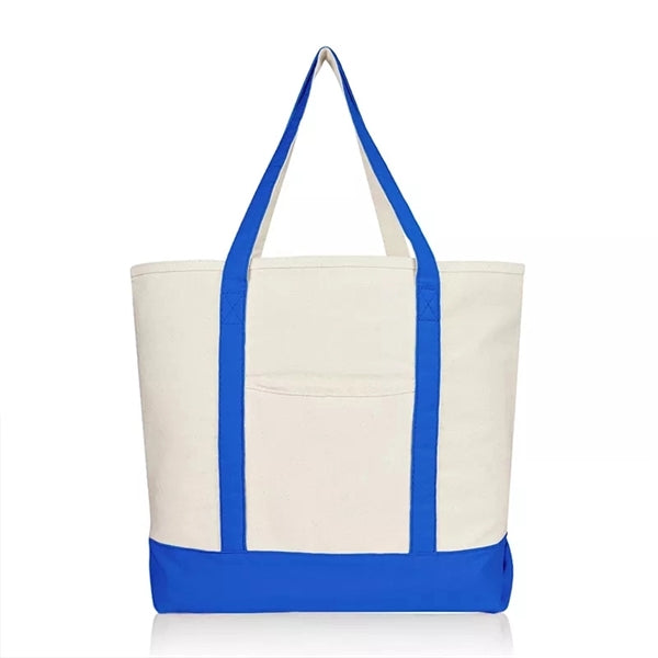 Two-tone Canvas Tote Bag
