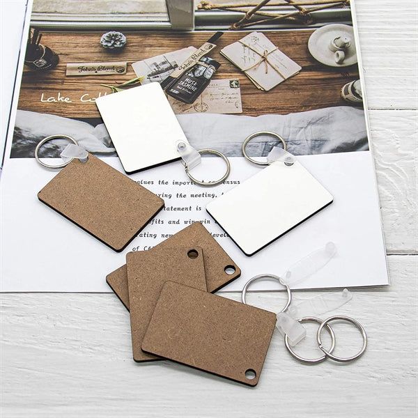 Various Shape Sublimation MDF Keychains