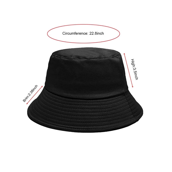 Bucket Hat For Women Men Cotton Summer Sun Beach Fishing Cap