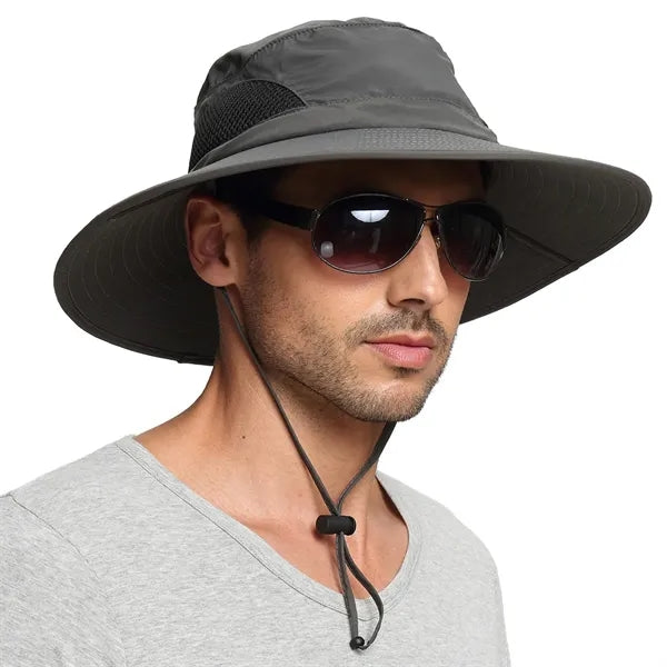 Waterproof Wide Brim Bucket Hat