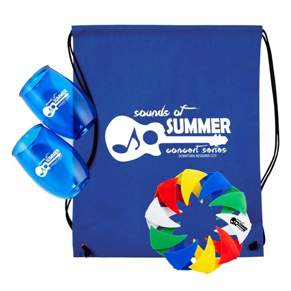 Wine tumbler outdoor kit